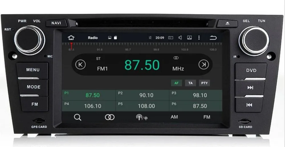 Best 7" IPS 1 Din Car Multimedia Player GPS Android 8.1 For BMW/320/328/3 Series E90/E91/E92/E93 DVD Player Radio FM Quad Core 2+16GB 2