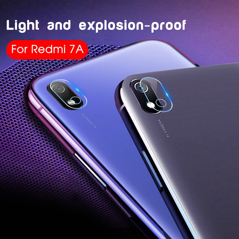 2.5D заднее закаленное стеклянный объектив камеры Защитная пленка для Xiaomi Redmi Note 7 6
