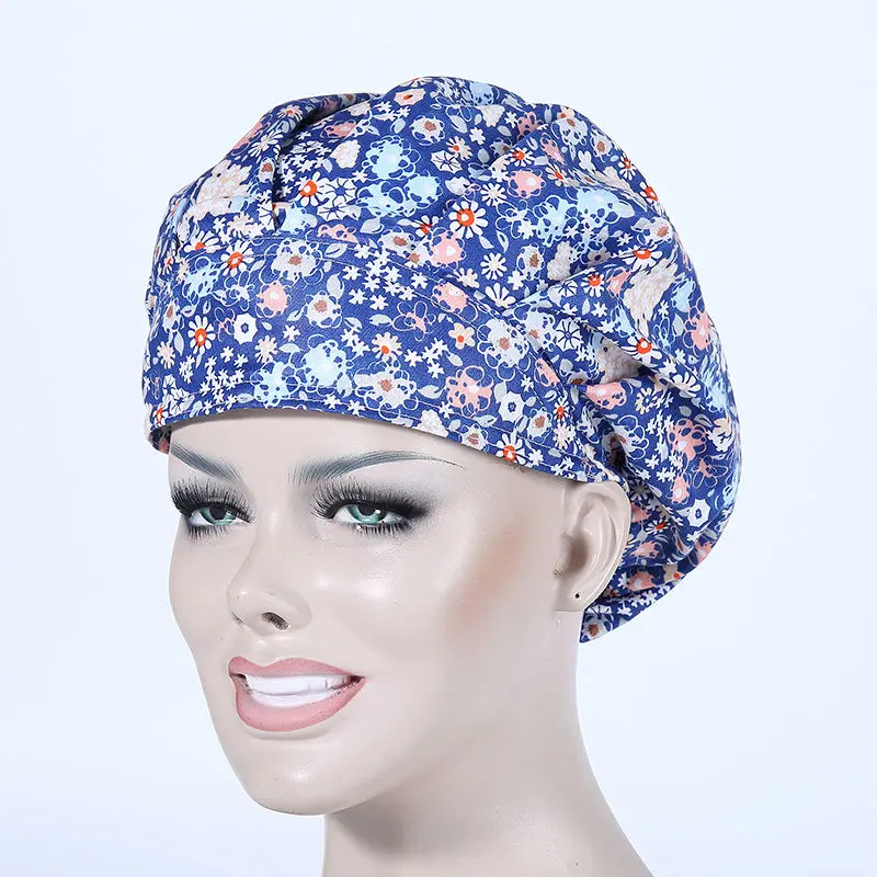 

Unisex Hospital Adjustable Medical Caps 100% Cotton Surgical Caps Scrub Lab Clinic Dental Operation hat for Doctor Nurse E478