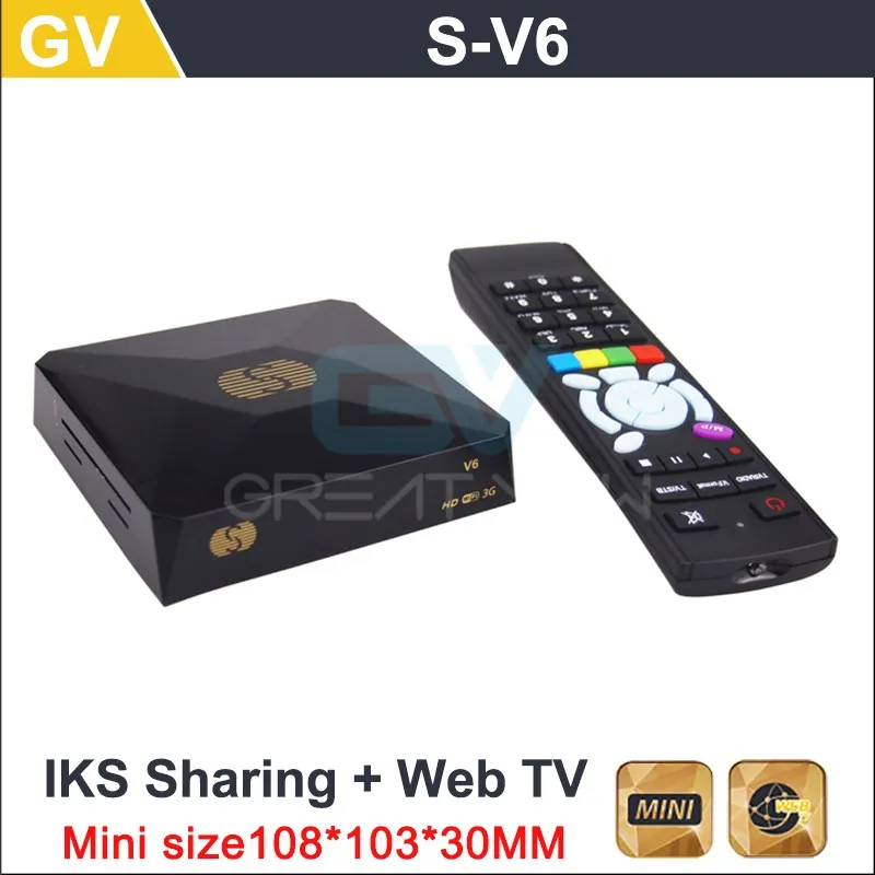 Для Русский s-v6 HD спутниковый ресивер V6 S Поддержка cccamd Newcamd веб-ТВ USB Wi-Fi 3G Biss ключ YouPorn