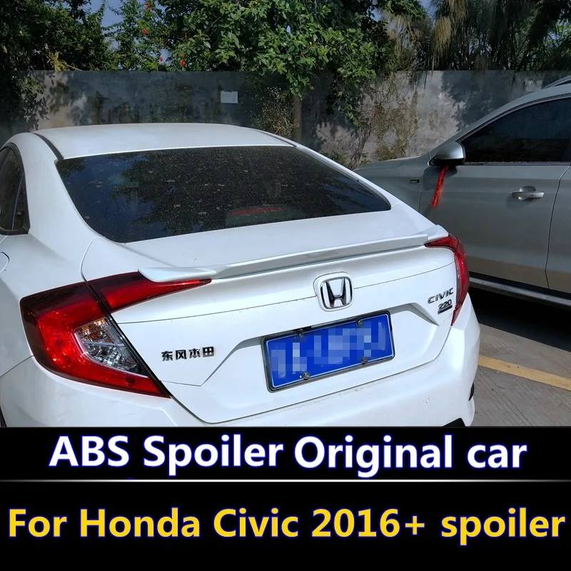 Для honda civic спойлер Высококачественный ABS материал для honda Civic спойлер несколько цветов на выбор