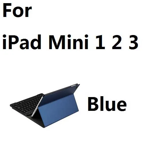 for mini123 Разделение дизайн кожаный чехол клавиатура Bluetooth для iPad Mini 1234 воздуха 1 Air 2 для iPad 9,7 Pro 11 дюймов Air 3 10," - Цвет: for mini123