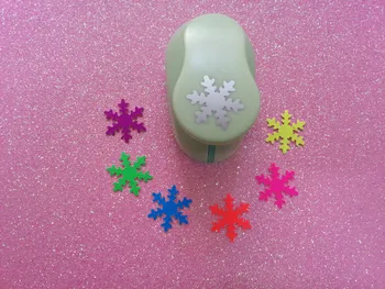 

free shipping 1"(2.5cm)snowflake EVA foam punch craft punch for scrapbooking handmade Scrapbook puncher snowflower paper punch