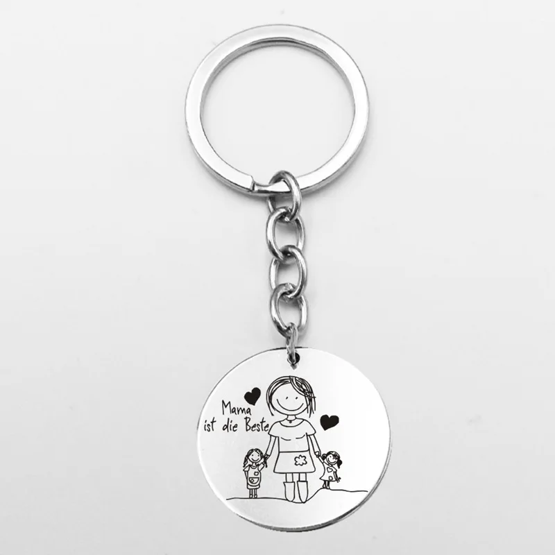 Горячая Распродажа с надписью I Love MAMA IST под давлением лучшие мультфильм рисунок