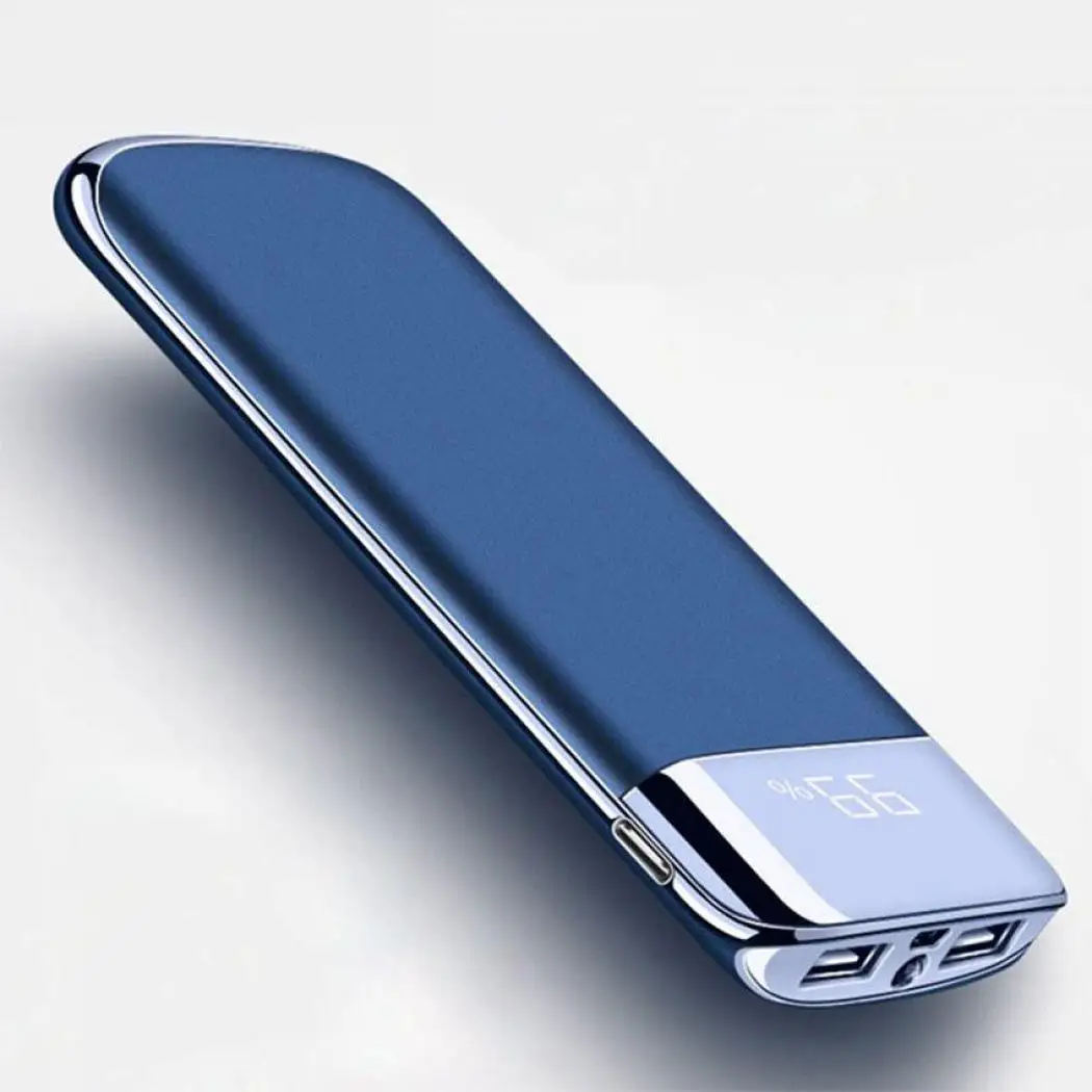 8000 mah внешний аккумулятор повербанк банк силы 2 USB светодиодный Банк портативное