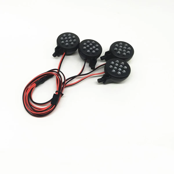 1pc 37mm Large Lamp FPV RC Toy Cars Searching LED Lights 12 Lamp beads