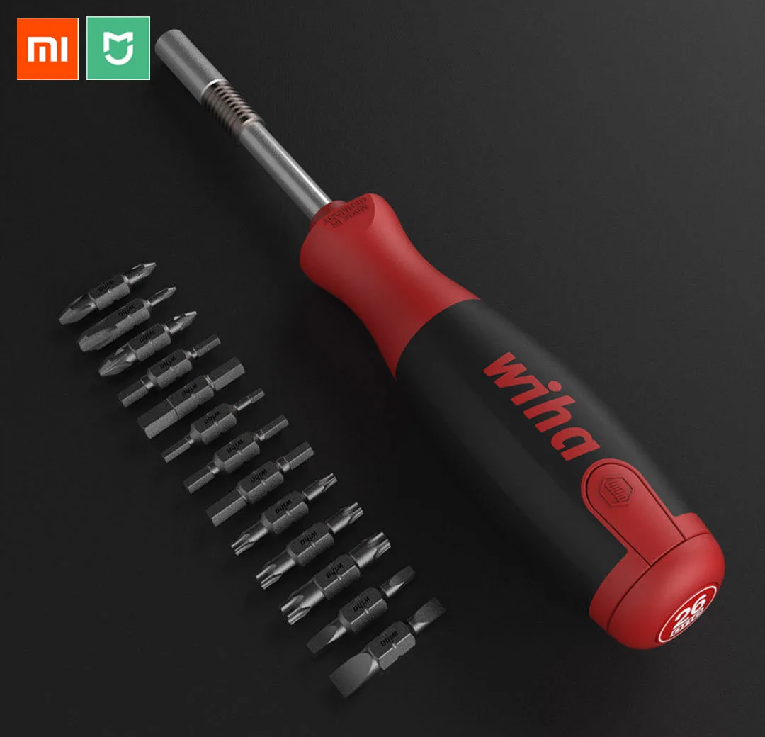 

YOUPIN Wiha Daily Use Screw Driver Kit 26-in-1 Precision Magnetic Bits with Hidde n Magazine Magic Kits