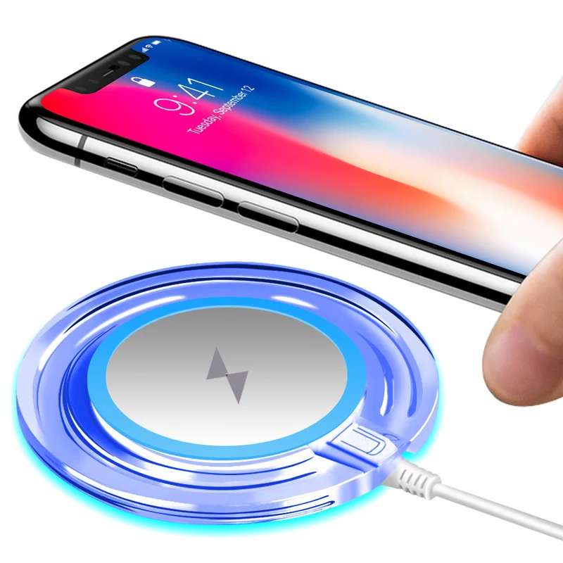 Беспроводное зарядное устройство универсальное беспроводное Qi для Samsung Galaxy S6 S7