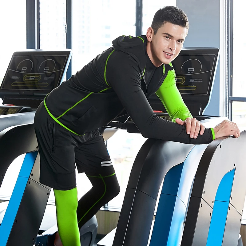 Men's Sport Sweatshirts Hoodies Running Jackets Hoodie Men Breathable Quick dry Yoga Fitness Jerseys Sports Coat comfortable