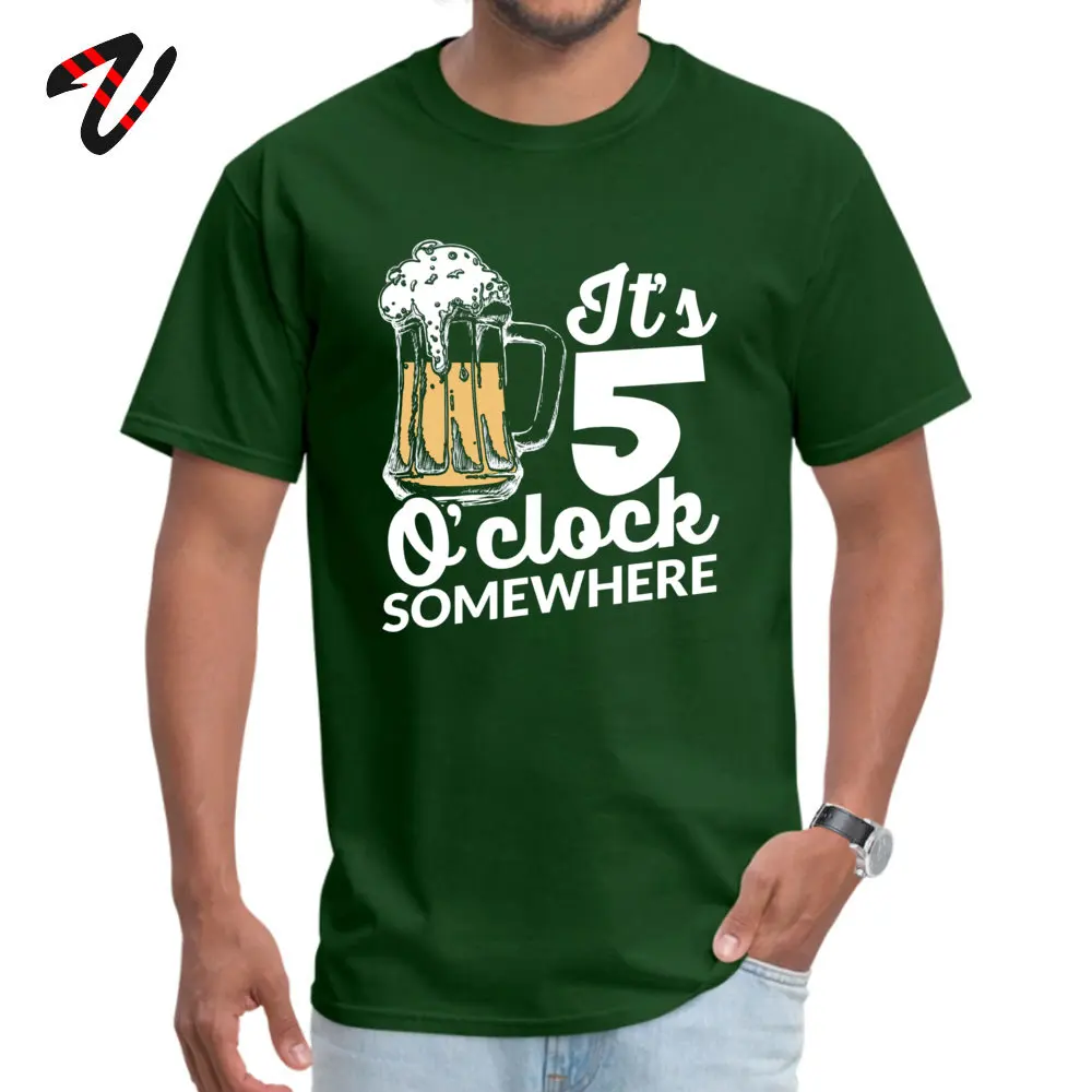 Its Oclock somewhere Man Rife Normal Tops Tees Round Neck Fall All Cotton T-Shirt Casual Short Sleeve Tops T Shirt Its 5 Oclock somewhere 11382 dark