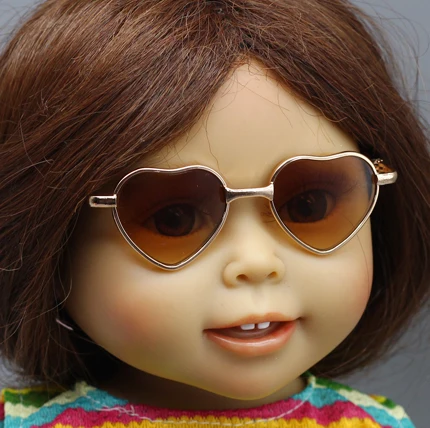 8,3 см модные очки в форме сердца для ICY BJD Blyth Doll Eyes солнцезащитные очки 18 дюймов 45 см аксессуары для девочек куклы