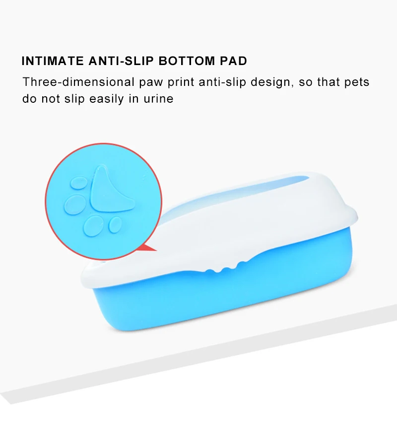 Jcpal 6 цветов съемный пластиковый полузакрытый Открытый Анти-всплеск Овальный Кошачий лоток для туалета питомец очиститель для туалета прибор