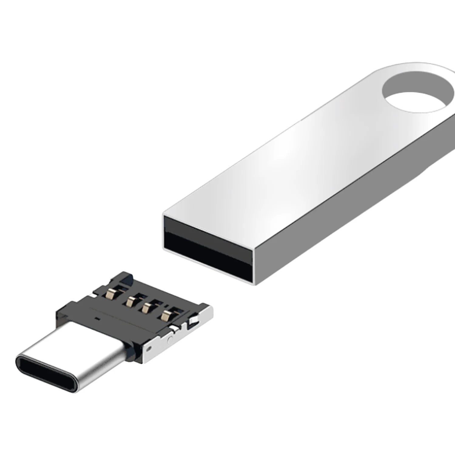 2 шт. Type C папа к USB Женский OTG адаптер для Samsung Galaxy S8 S9 Plus Huawei Mate10 P20 Pro смартфон