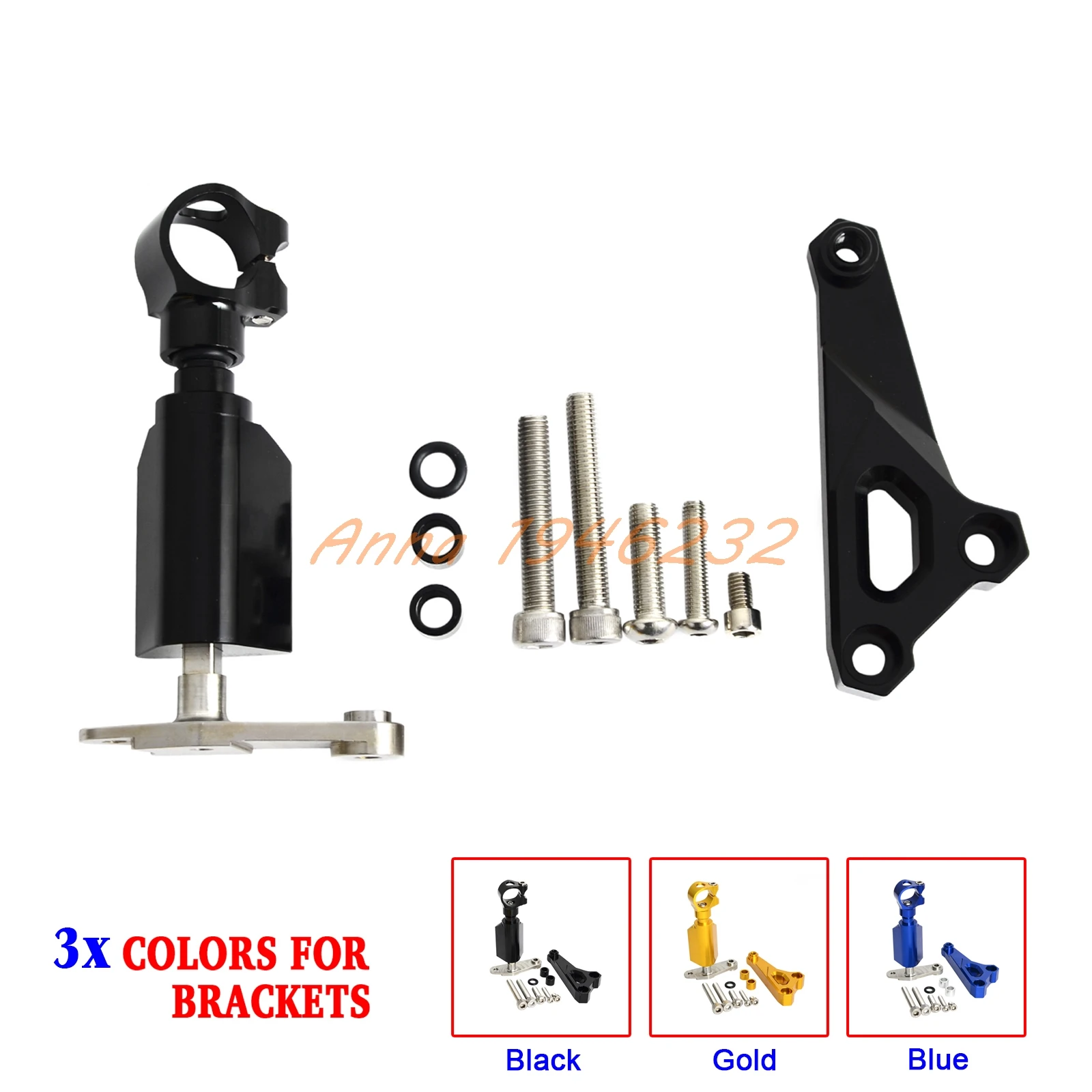 

Motorcycle CNC Steering Damper Mounting Bracket For BMW S1000R 2014-2016 (Not for RR model)