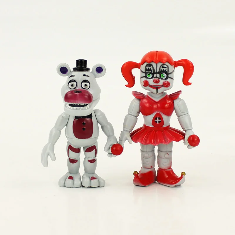 18Styles 14cm FNAF Five Nights At Freddy's Sister Location Funtime Foxy Ballora Puppet Nightmare Freddy PVC Action Figure toy