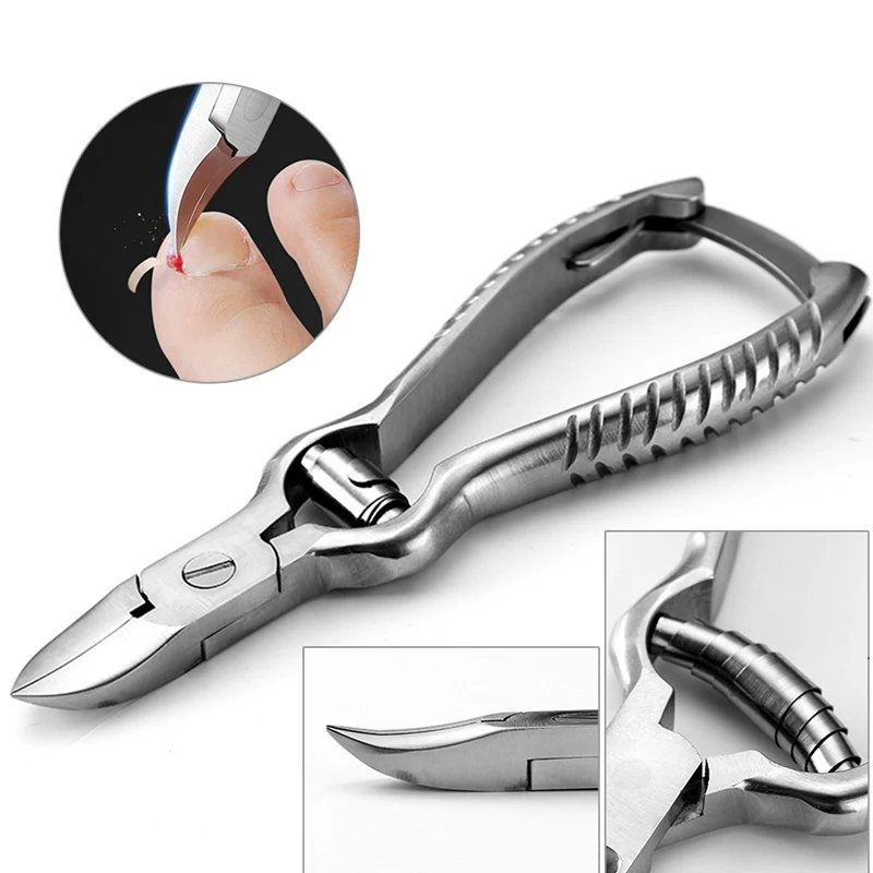 Ногтей из нержавеющей стали, для кутикулы Маникюрные щипчики Резак Scissor мертвой кожи средство для снятия маникюра, педикюра инструмент