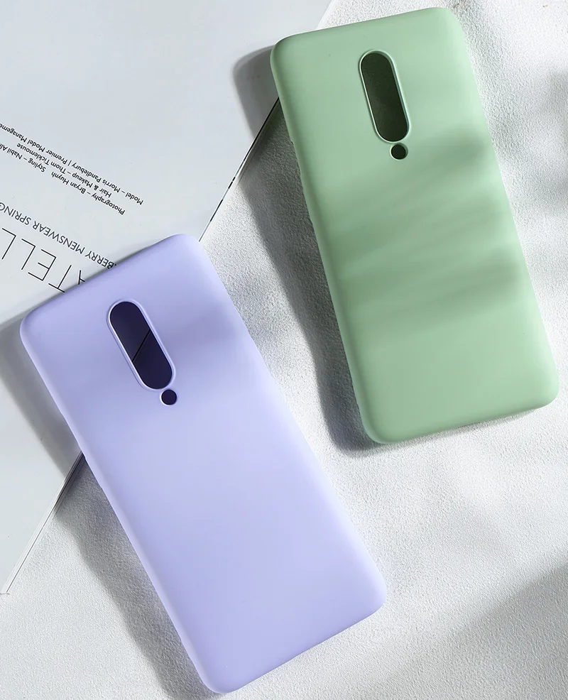 X-Level жидкий силиконовый чехол для Oneplus 7 Pro мягкий гелевый резиновый тонкий защитный