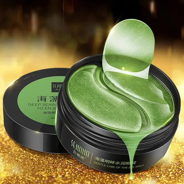 Seaweed Collagen Golden Crystal Eye Mask Gel 60pcs Eye Care