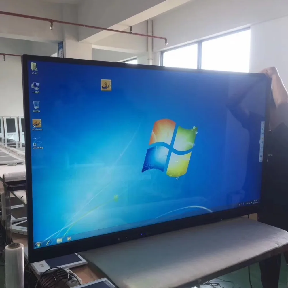  Schule Lehre Neue Ausrüstung 65 Inch Interaktive touch Smart Weiß Bord mit pc buit in fernsehen TV