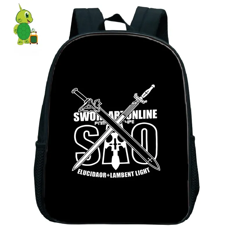 Sword Art Online SAO Kindergarten Backpack Children Small Backpack School Bags Toddler Backpack Boys Girls Primary Book Bag