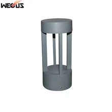 WECUS) Открытый водонепроницаемый настенный столб лампа, современная вилла двор сад Газон лампа, светодиодный дверной столб лампа