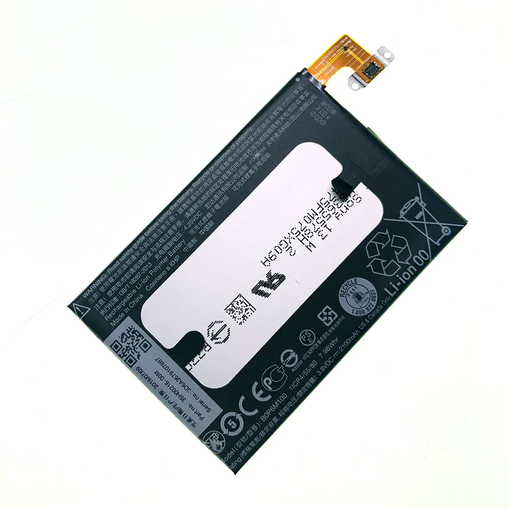 

High Quality Rechargeable Cell Phone Battery 2100mAh BOP6M100 Fit For HTC One Mini 2 / M8 MINI Battery