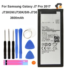 EB-BJ730ABE Батарея для samsung Galaxy J7 Pro J730GM J730K SM-J730F SM-J730G SM-J730DS SM-J730FM 3600 мА-ч