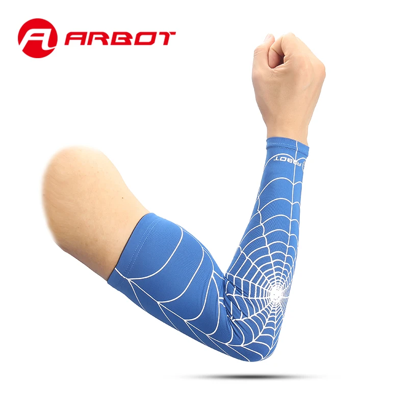 ARBOT اللياقة البدنية الكوع حامي نسيج العنكبوت نمط الرياضة الكوع تصلح كرة السلة الكرة الطائرة الذراع كم سادة تنفس مدفئات للذراع ARBOT اللياقة البدنية الكوع حامي نسيج العنكبوت نمط الرياضة الكوع تصلح كرة السلة الكرة الطائرة الذراع كم سادة تنفس مدفئات للذراع