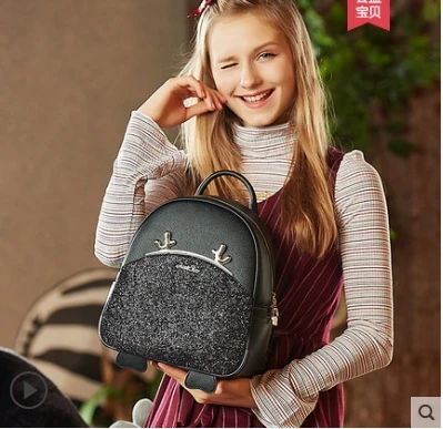 Osn171582 rosa Weibliche Rucksack weiß Geweih Studenten Koreanische Pailletten Allgleiches Flut Kakifarbiges Prinzessin Juststar College dunkles Tasche Lolita Schwarzes Süße qqYwOZ