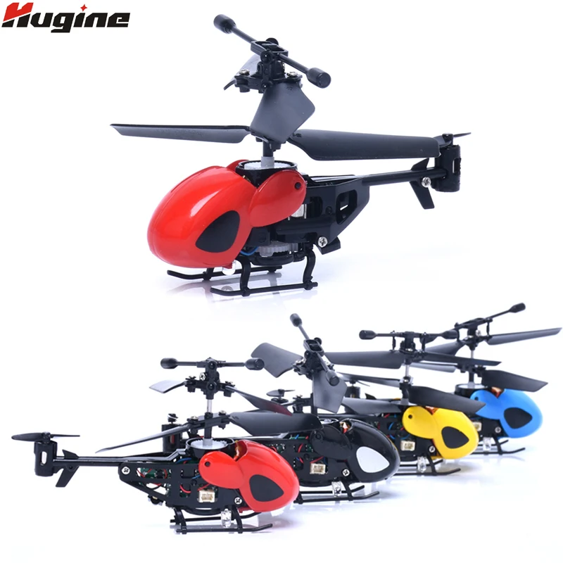RC Helicopter Mini Drone Pocket Flight 2CH Remote Control Aircraft Anti Shake Charging UAV Electronic Hobby