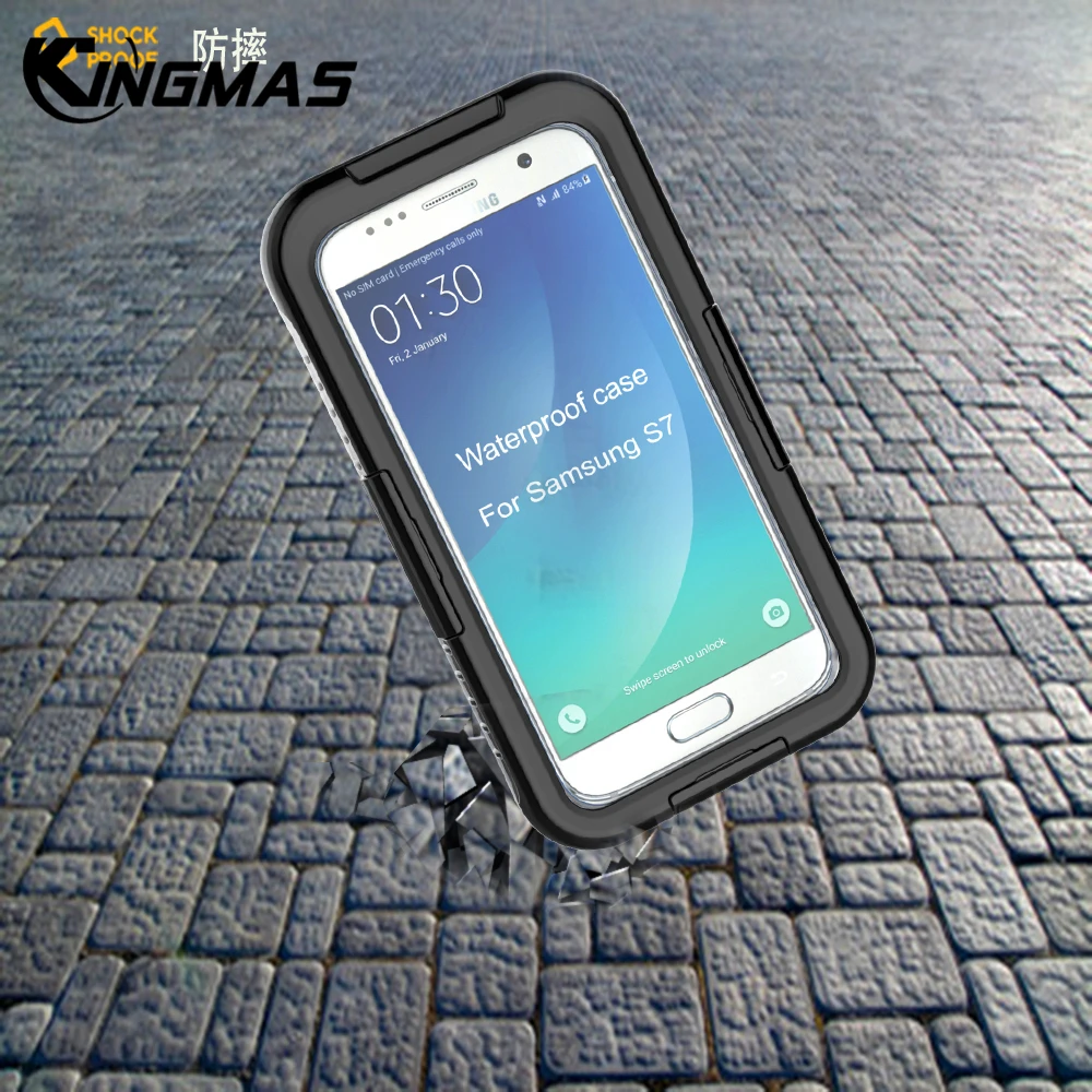 Водонепроницаемый чехол для телефона для samsung Galaxy S7 S7 Edge чехол для подводного плавания Водонепроницаемый Крышка для samsung S7 Silica гелевый бампер Coque