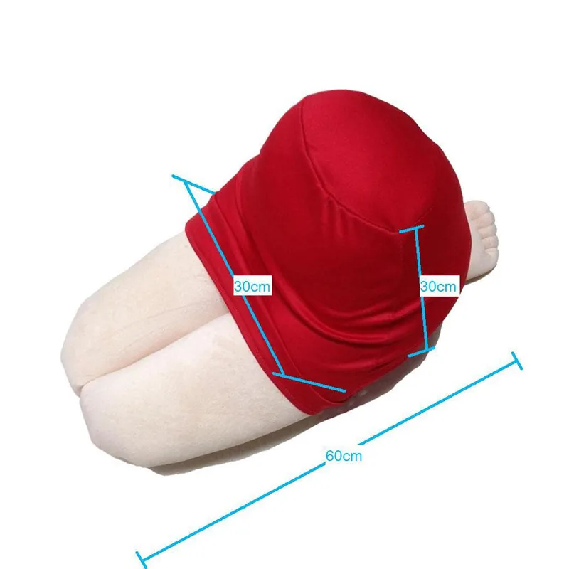 Черная/красная юбка, Женская подушка на бедро, креативная плюшевая забавная Подушка для сна, плюшевая подушка для сна, Мужская игрушка, подарок на день рождения для бойфренда, 50*30 см