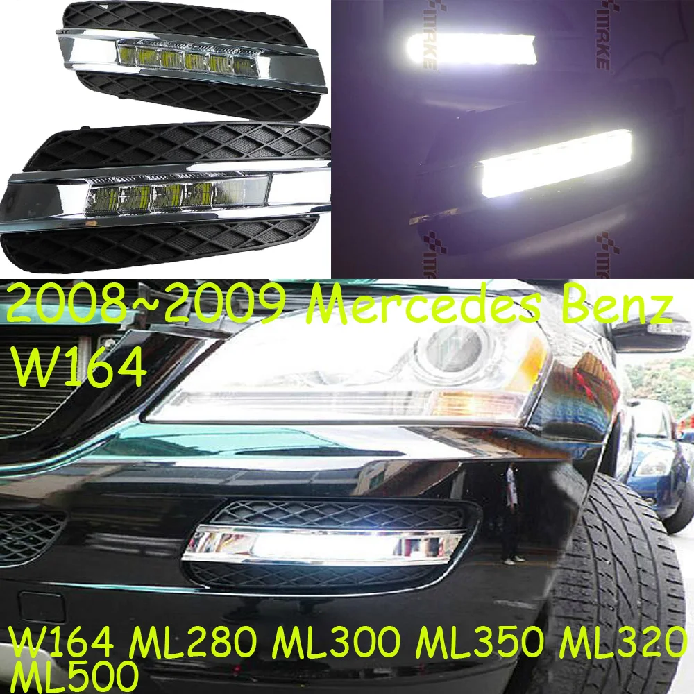 

Car-styling,W164 daytime light,2006~2009,ML350 ML280 ML320 ML500,LED,Free ship!2pcs,car-detector, W164 fog light,car-covers,