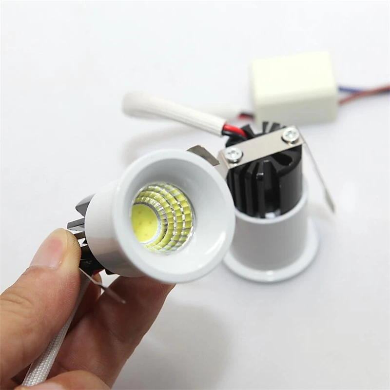 10 шт./лот 5 Вт 110 В 220 DC12V фойе маленькое белое миниатюрное точечное регулируемое
