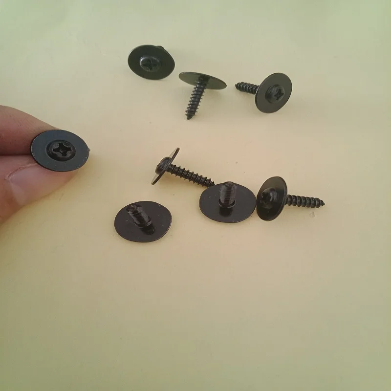 Большая фиксированная шайба самонарезающие винты поперечная круглая головка с