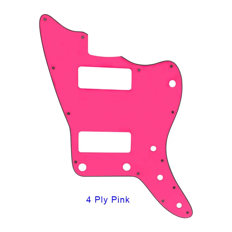4 ply pink P90 pickup pickguard