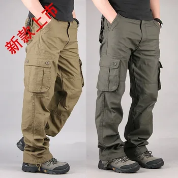 

2020 stereo pocket multi-functional leisure trousers fashion loose youth casual pants