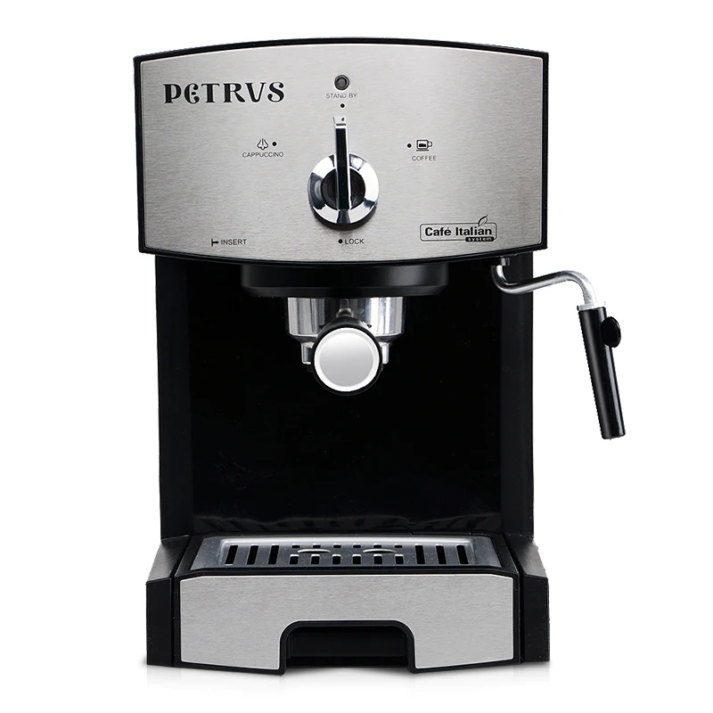 Home Electric Espresso Coffee Maker 20 Second Metal Italian Semi