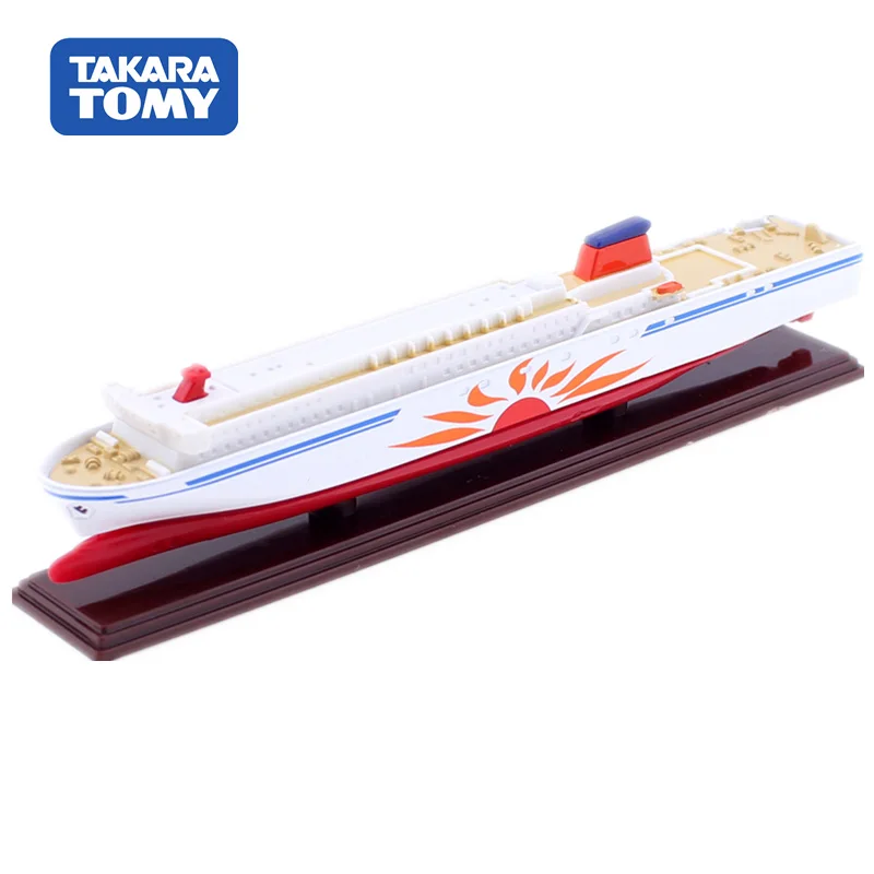 

Tomica Sun Flower Boat Long ShipTakara Tomy Car Vehicle Diecast Metal Model Collections Gifts Kids Toys