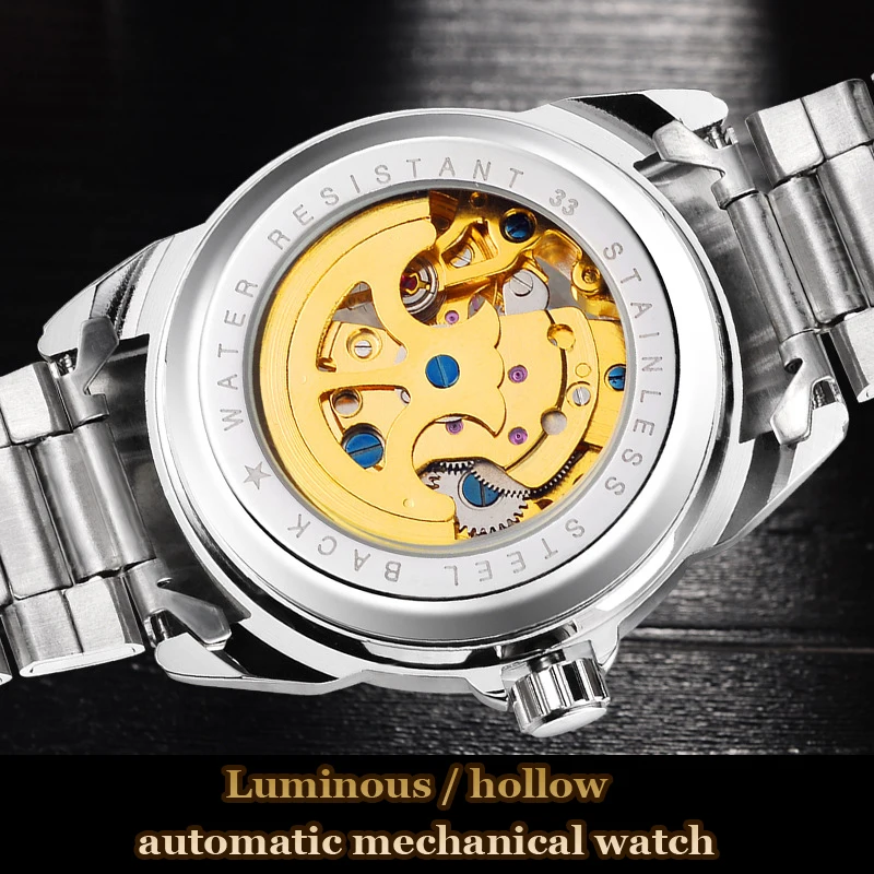 Bosck جديد رجالي التلقائية الميكانيكية ووتش توربيون الرجال الهيكل العظمي ساعات المعصم الفولاذ الصلب المعصم relojes mecanicos Bosck جديد رجالي التلقائية الميكانيكية ووتش توربيون الرجال الهيكل العظمي ساعات المعصم الفولاذ الصلب المعصم relojes mecanicos