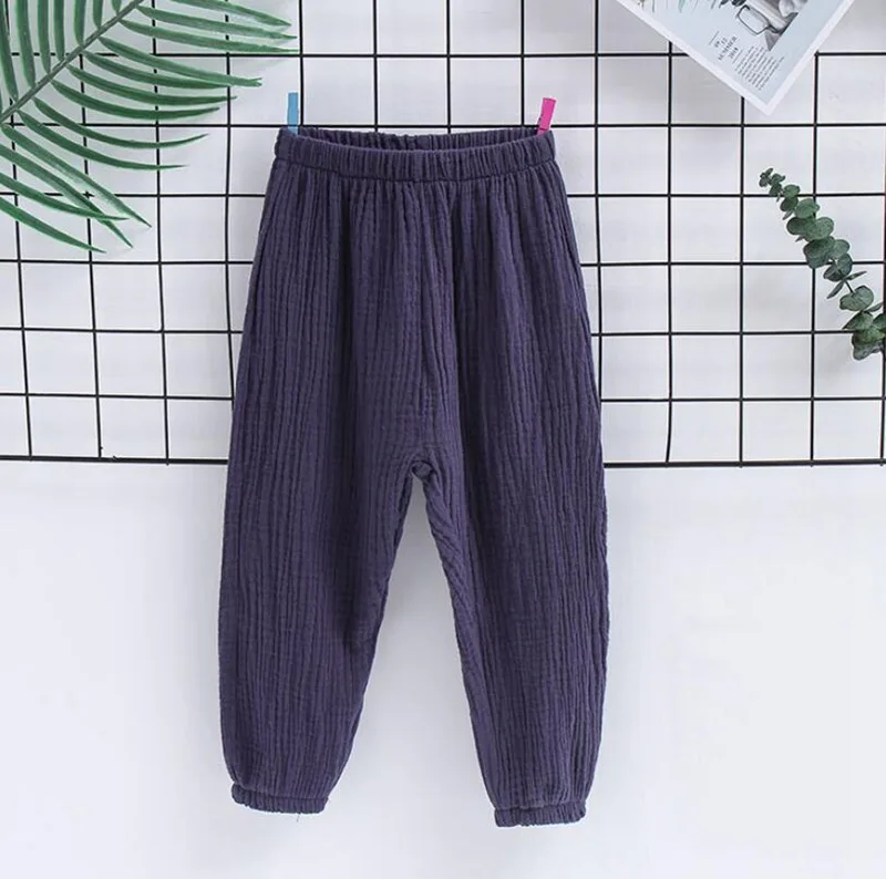 CROAL CHERIE Children Cotton Linen Pants Leggings for Boys Girls Casual Pants Kids Trousers Pants Fashion Trousers For Kids  (2)