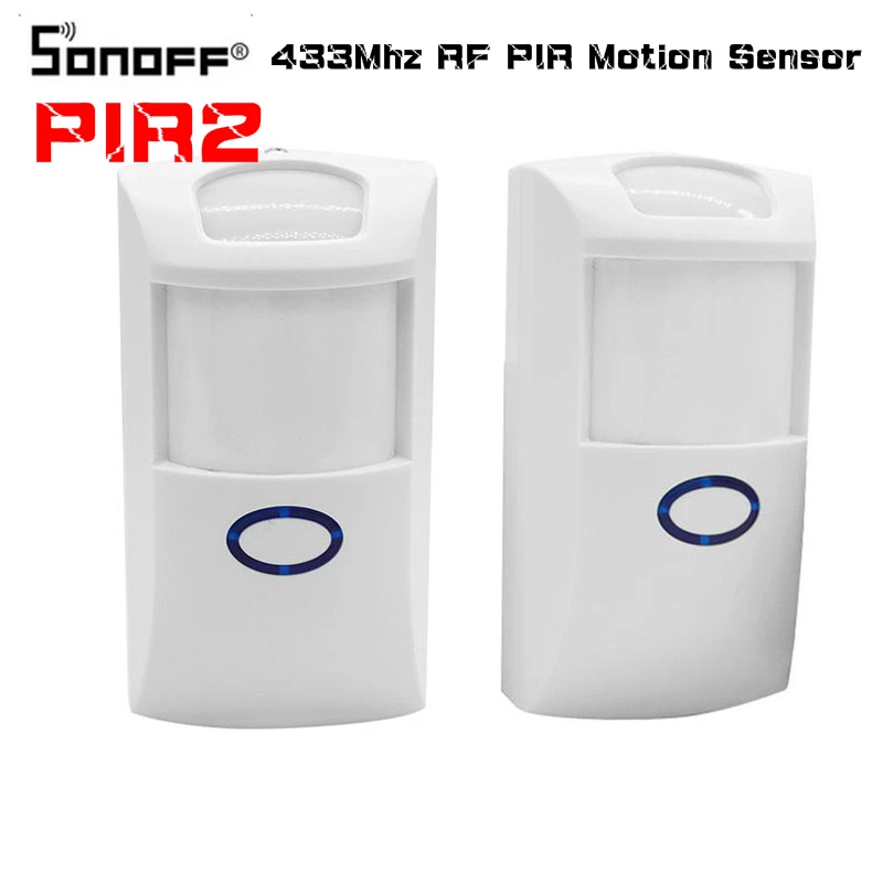 Sonoff PIR2 Smart Home Alarm Security 433Mhz RF PIR Motion Sensor Alarm