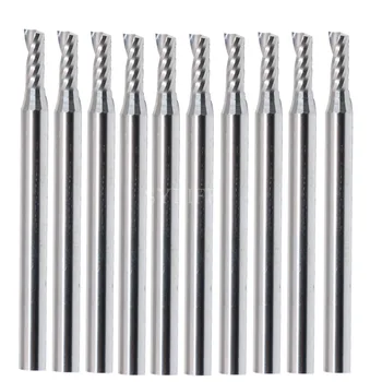 

Acrylic ABS Carbide Single Flute Spiral Bit CED 2.5mm CEL 6mm Pack of 50