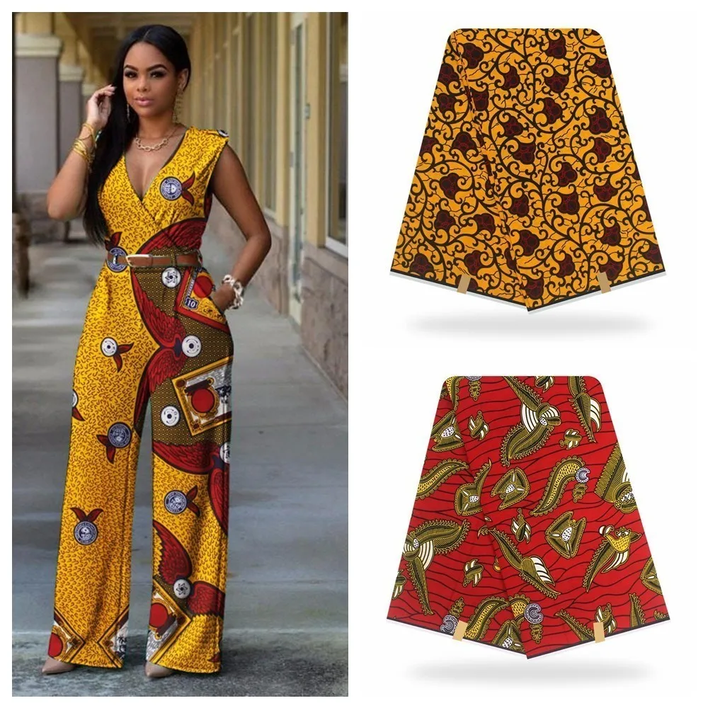 

Nigerian Lace Fabrics ASO EBI African Cotton Print Ankara High Quality Veritable Wax 2019 Pagne Africain Ankara Wax print fabric