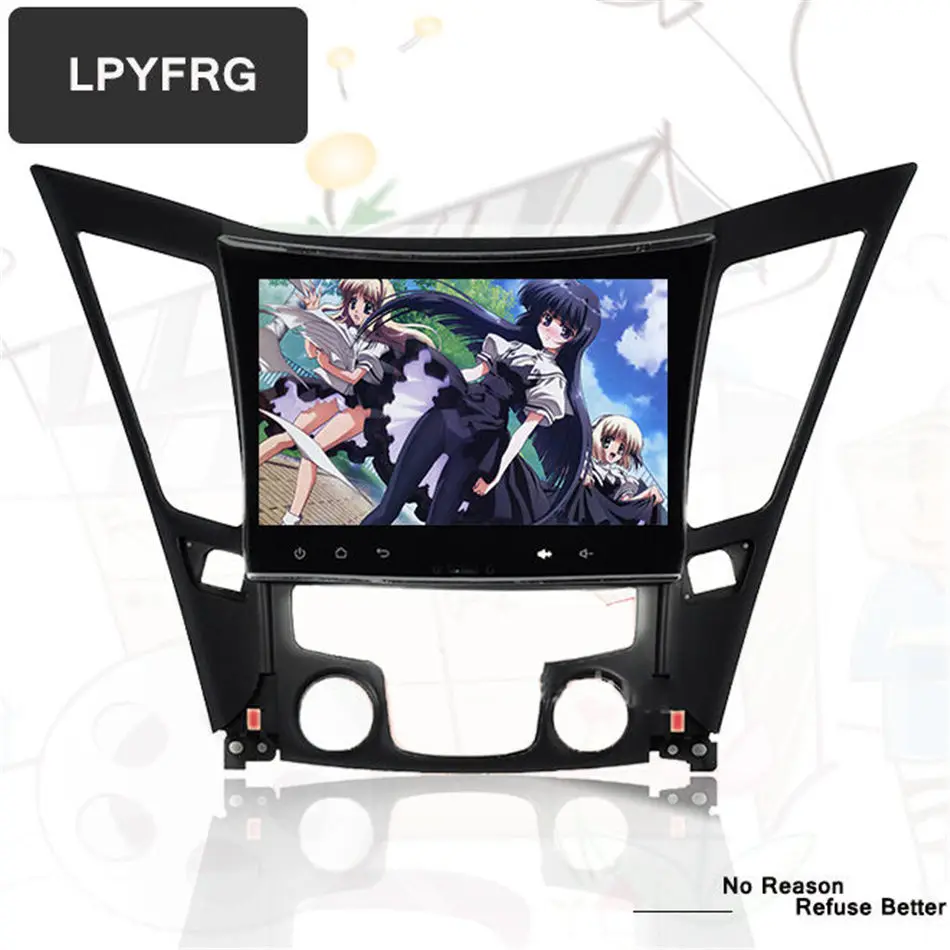 Flash Deal Android 9.0 9 inch CAR DVD Player gps navigation FOR Hyundai Sonata 8 YF I40 I45 I50 2011 2012 2013 2014 2015 radio Head unit 1