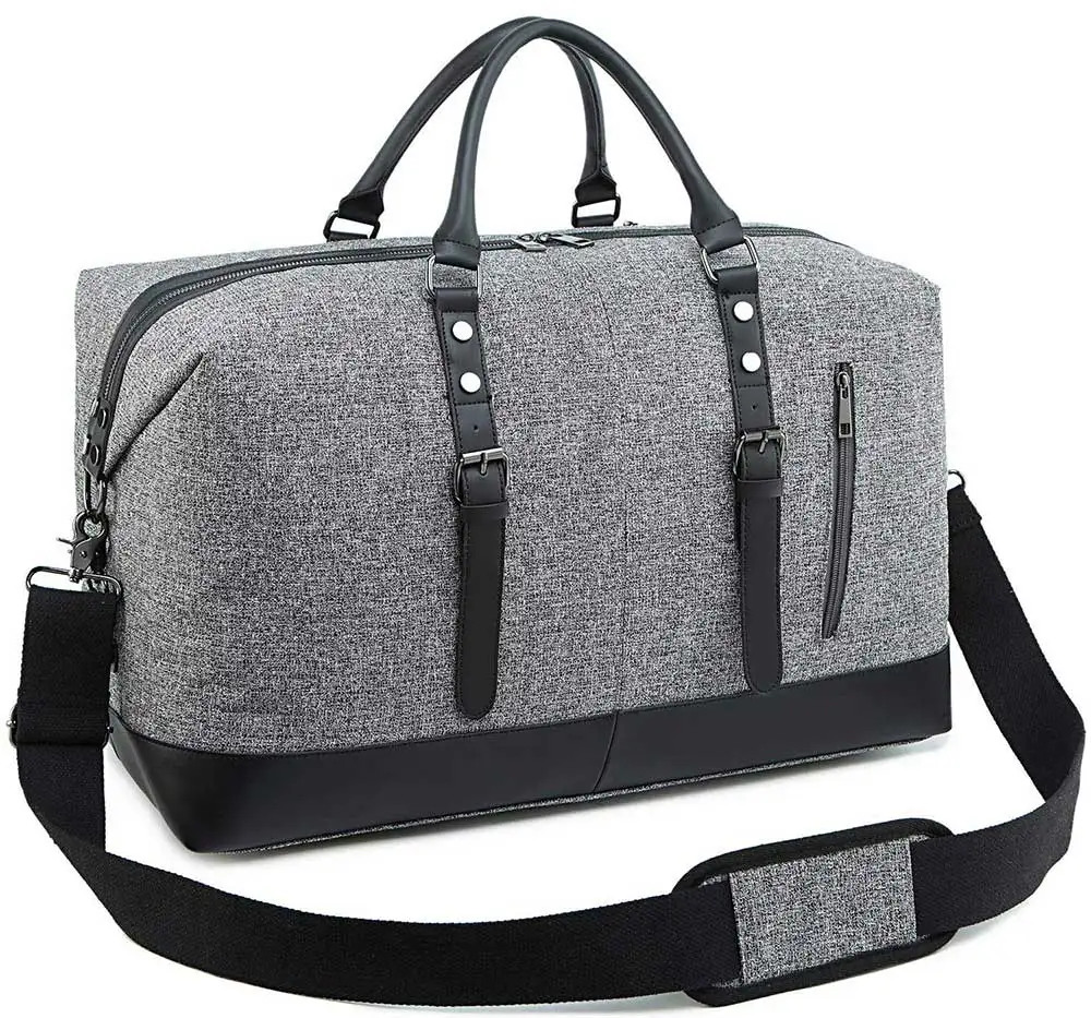 MARKROYAL, модная дорожная сумка, Оксфорд, унисекс, дорожная сумка, сумка для переноски багажа, сумка-тоут, сумка для путешествий, черная и серая - Цвет: Gray
