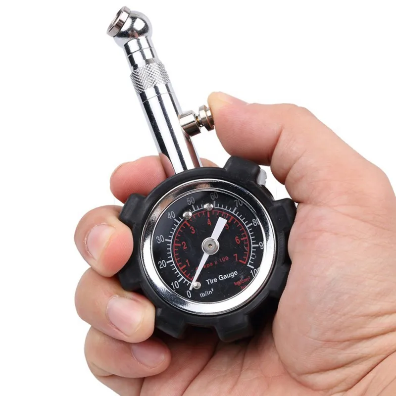 

High precision Tire pressure monitoring deflation Tester tool for car/motorcycle Portable Car metal tire pressure gauge