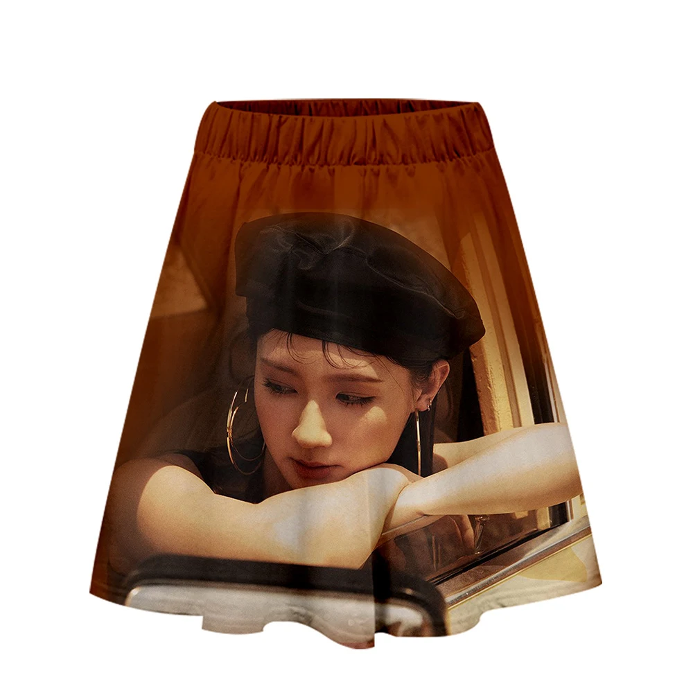3D печать(G) I-DLE стиль юбка Повседневная поп юбки новые сексуальные Kpops женские горячие продажи модные юбки