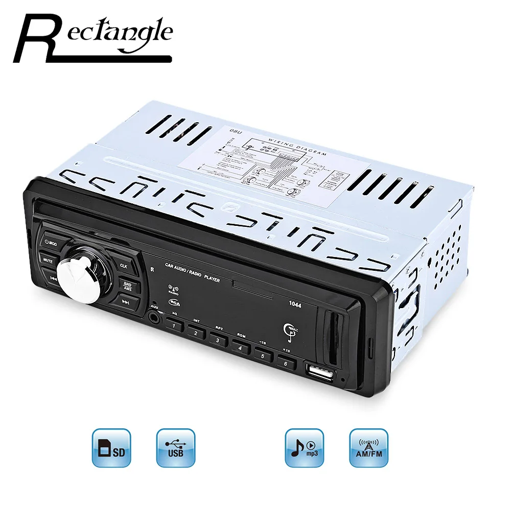 High Quality 1044 Universal Car MP3 Player FM font b Radio b font 1 Single Din