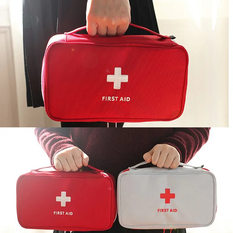 

Outdoor Emergency Kits First Aid Survival Handbag Travel Camping Medicine Storage Medical Tool Bag Small Organizer With Handle